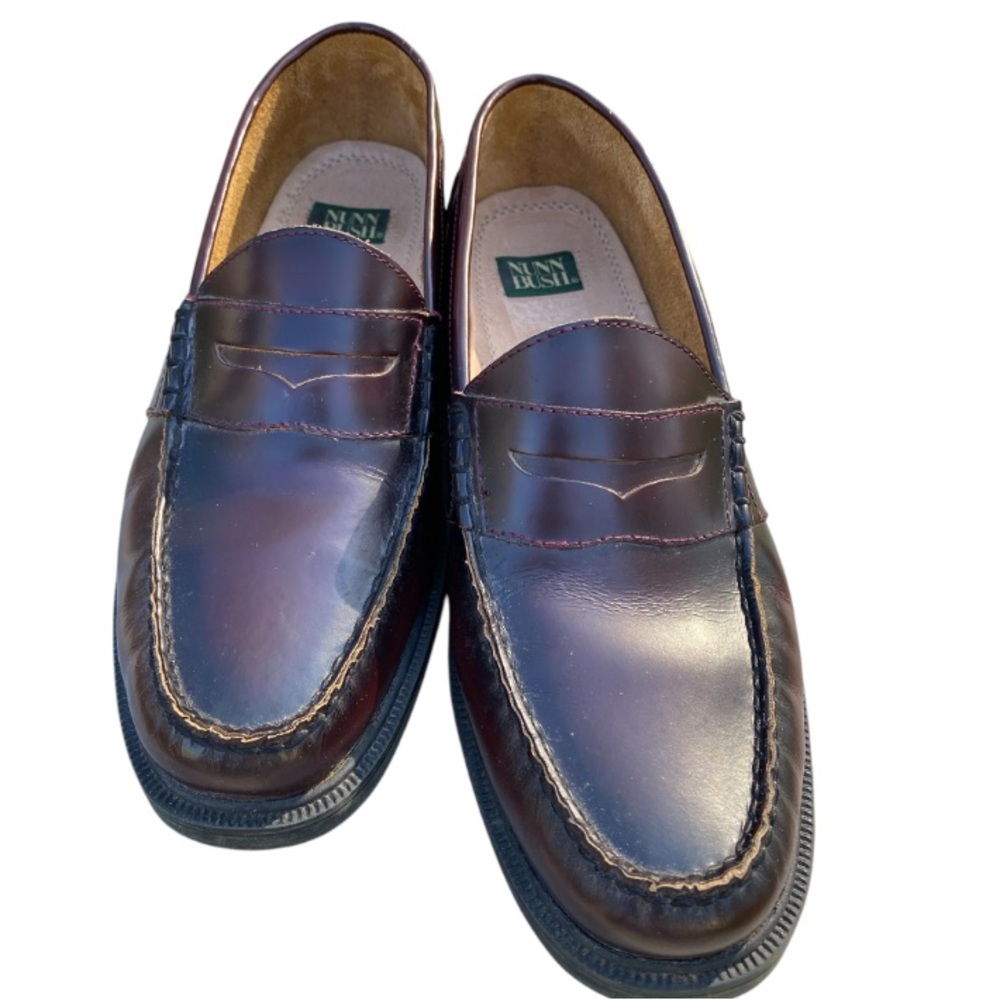Nunn Bush Brown Penny Loafers Men’s 10.5W Old Money Preppy Casual Slip ons Shoes